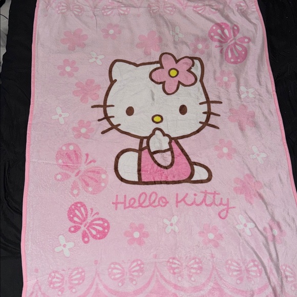 NWOT Beautiful Hello Kitty blanket 100cmX140cm - Picture 2 of 6